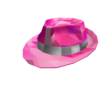 Pink Sparkle Time Fedora